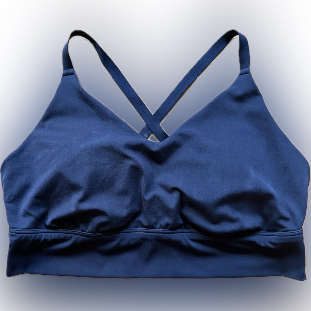 Aerie Navy Blue Cross-Back Bralette